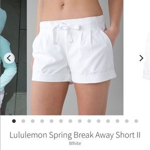 Lululemon Spring Break Away Short II